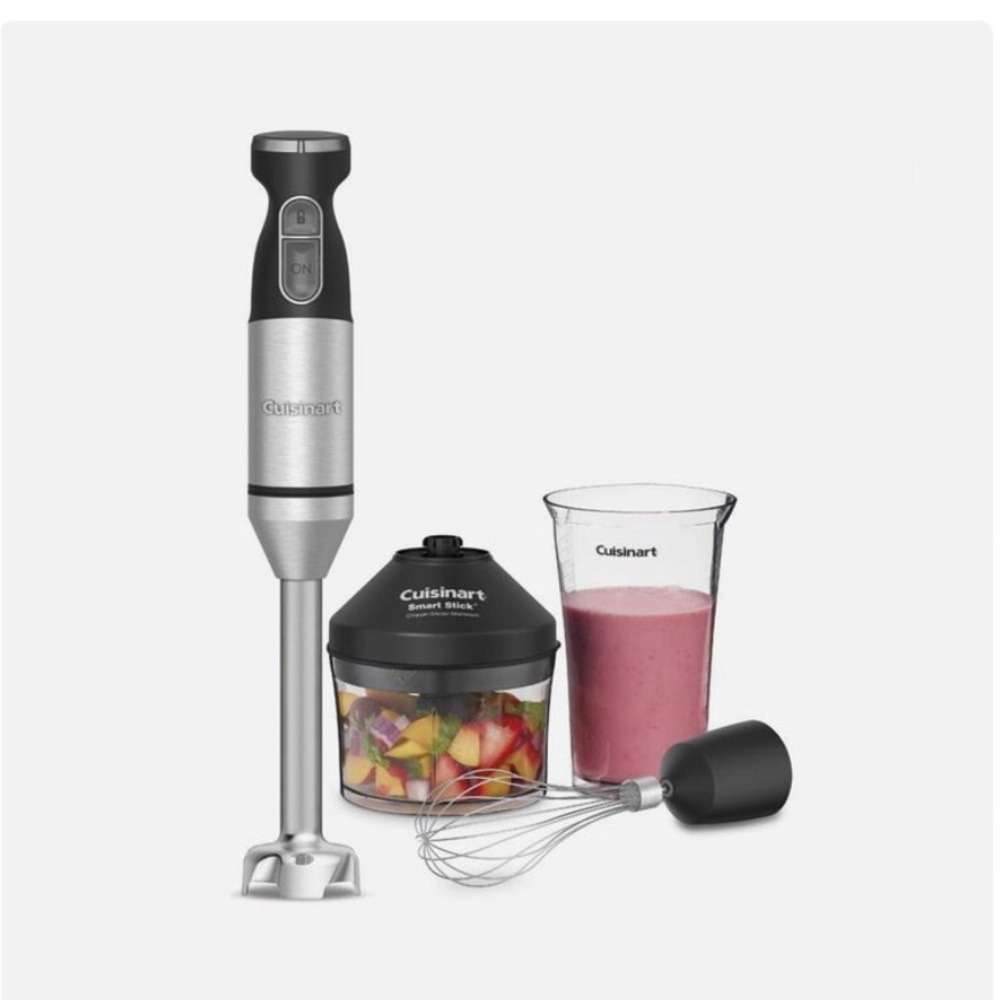 Cuisinart Silver and Black Hand Blender Set